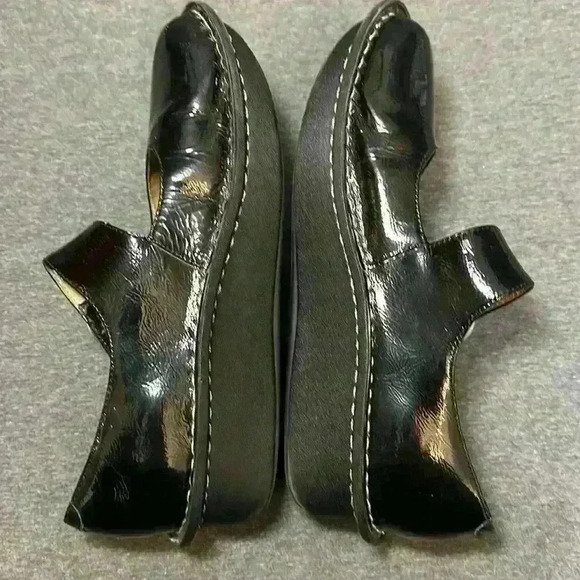 Alegria Classic Paloma Brilliant Black Patent Leather Clog Euro Sz 37 (6.5 USA) - Picture 11 of 14